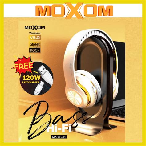 MOXOM MX WL34 Wireless Bluetooth Gaming Headphone Headset Noise