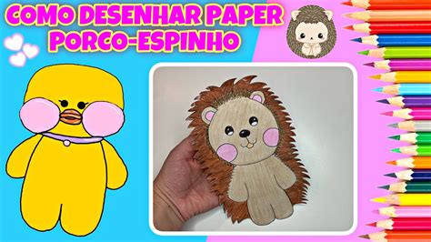 COMO DESENHAR PAPER PORCO ESPINHO DO TIKTOK How To Draw Hedgehog