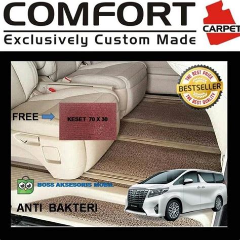 Jual Promo Karpet Mobil Comfort Deluxe Alphard Vellfire Voxy Elgrand