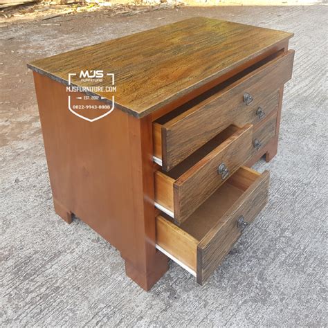 Cabinet Laci Rustic Jati Antik MJS Furniture Jepara