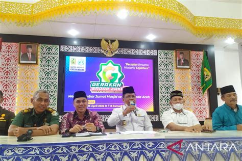 Banda Aceh Luncurkan Program Gerakan Sadar Zakat Dari Mimbar Masjid