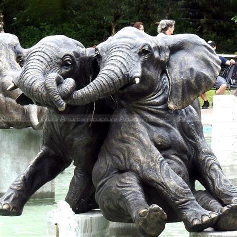 Outdoor Elephant Garden Statue