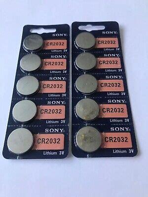 Cr Lithium Coin Cell Battery For Sale Ebay