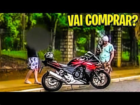 COMPRANDO MINHA MOTO NOVA VESTIDO DE MENDIGO YouTube