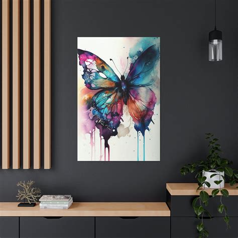 Butterfly, Canvas Wall Art, Watercolor - Etsy