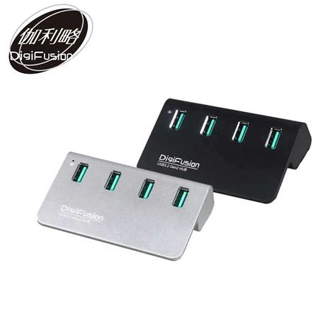 伽利略 (H418S-BK/WH)USB3.2 Gen2 4埠 Hub 鋁合金集線器-富廉網 - 富廉網 | 購物橘子