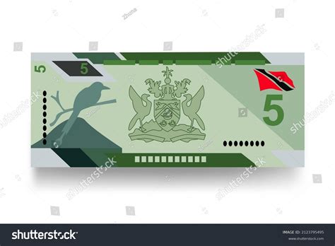 Trinidad Tobago Dollar Vector Illustration Trinidad Stock Vector Royalty Free 2123795495