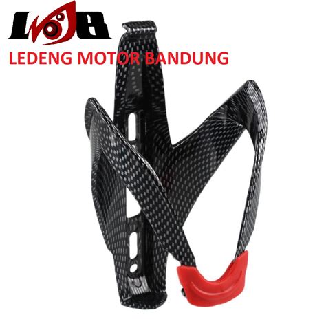 Jual Holder Tempat Botol Minum Sepeda Bahan Plastik Carbon Dudukan