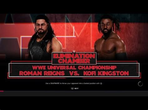 Roman Reigns Vs Kofi Kingston Youtube