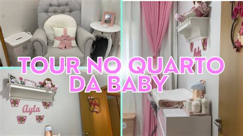 Tour Pelo Quarto Do Beb Tema Flores E Borboletas Youtube