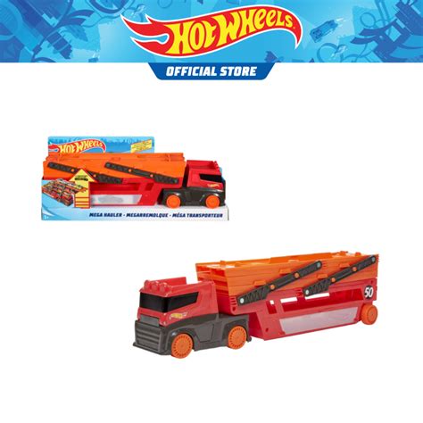 Hot Wheels Mega Hauler With Storage For Up To Scale Cars Ages And Older Shopee Singapore