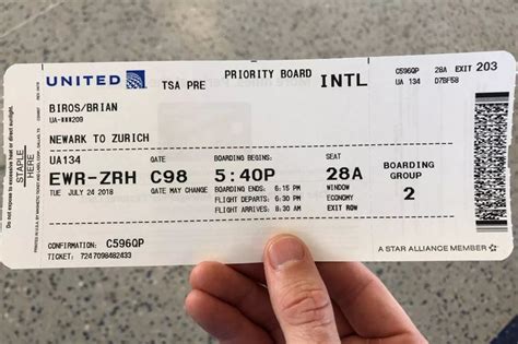 boarding pass united airlines - Google Search | United airlines, United ...