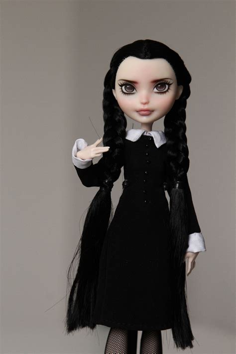 Monster High Doll Wednesday Addams In Your Custom Order Etsy