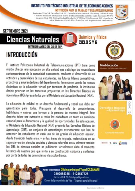 Calaméo Nov Modulo Ciencias Naturales