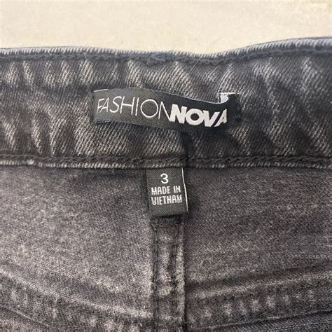 Fashion Nova black jeans size 3 🖤 Super cute and... - Depop