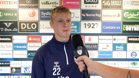 Isak T Nnander Og Jacob Vetters F Rste Interviews Kolding If Fodbold