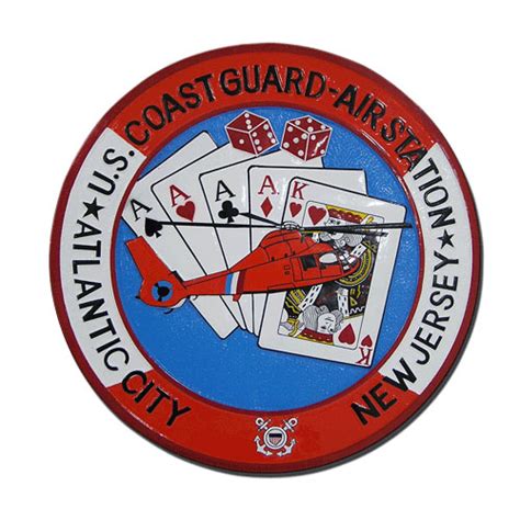 Uscg Air Station Atlantic City Seal Plaque American Plaque Company