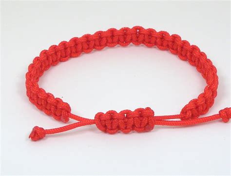 Mens Chinese Good Luck Red String Bracelet