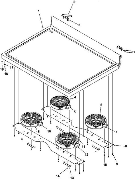 Amana Art6610ww P1143425nww Electric Range Partswarehouse