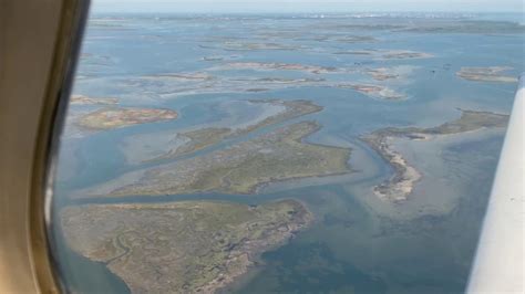 Le Barene Della Laguna Di Venezia Viste Da Un Aereo Da Turismo Uno