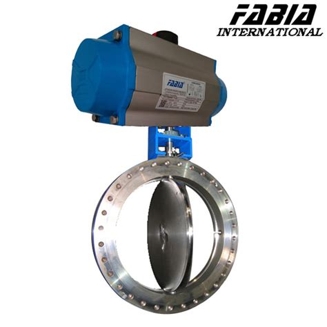 Inch Pneumatic Actuator Operated Butterfly Valve