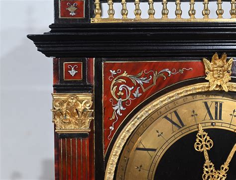 Pendule En Marqueterie Boulle Par L Leroy Cie Xixe