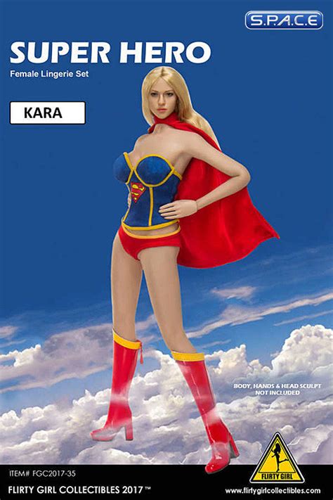 1 6 Scale Kara Super Hero Lingerie Set