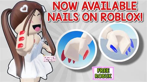 NAILS ARE NOW AVAILABLE ON ROBLOX HOW TO GET THEM YouTube