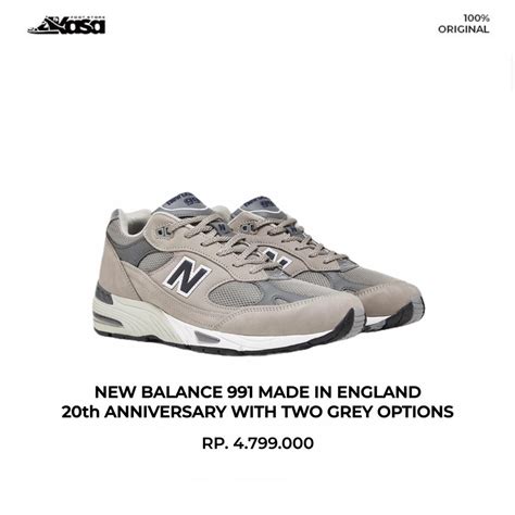 Jual New Balance 991 Made In England 20th Anniversary With Two Grey