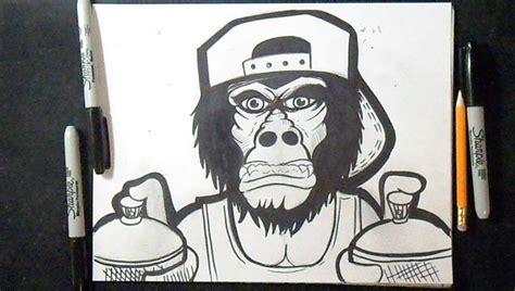 Gorilla Character Graffiti by byZaXx on DeviantArt