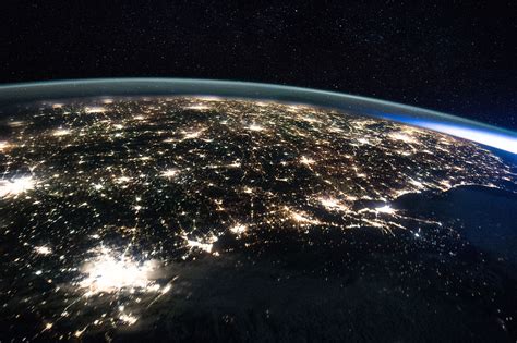 texas space nasa earth  night
