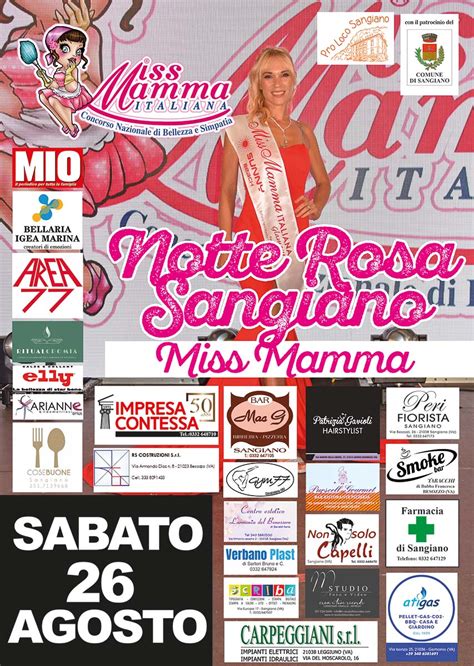 Selezione Miss Mamma Italiana A Sangiano Va