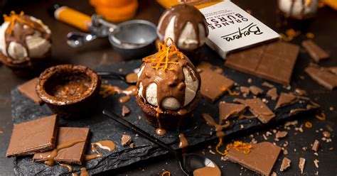 Decadent Orange Chocolate Brownie Ice Cream Cups Crush Mag