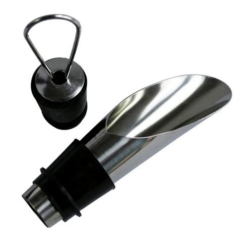 Pcs Stainless Steel Bottle Pourer Flow Wine Bottle Pour Spout Stopper