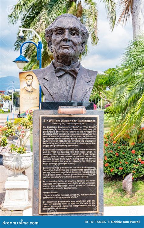 Statue/Sculpture of Jamaican National Hero Sir Alexander Bustamante ...