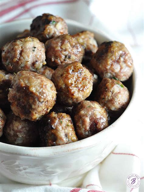 Italian Meatballs Recipe - Belly Full