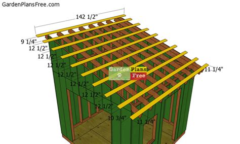 10x10 Lean To Shed Roof Plans HowToSpecialist How To Build