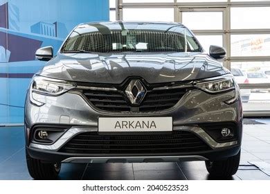 Gray Renault Arkana Suv Showroom Renault Stock Photo