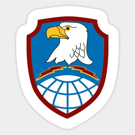 Army Space And Missile Defense Command Shield Usasmdc Logo Sticker