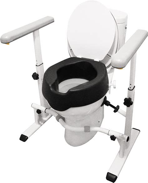 Kmina Toilet Safety Rails With Raised Seat Pack India Ubuy