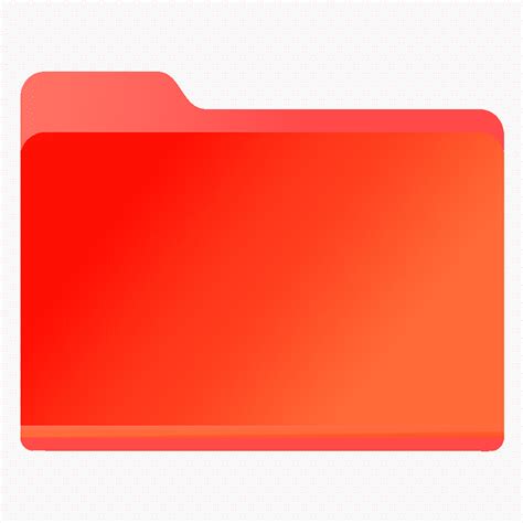 Descarga Gratis Carpetas De Color Mac OS Sierra Icono Rojo Png