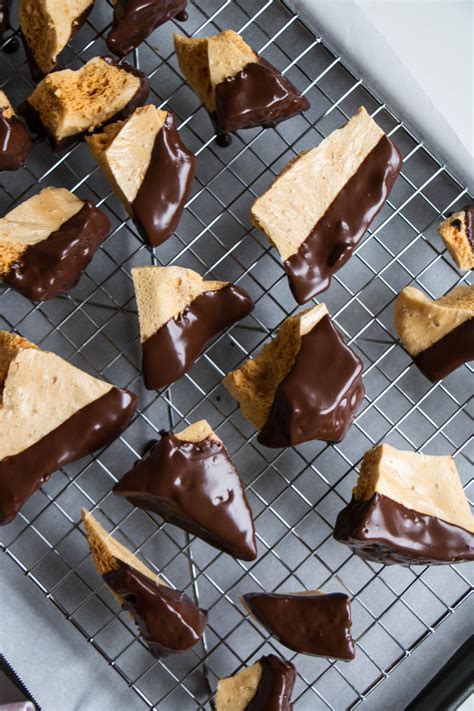 Chocolate Dipped Honeycomb Recipe - My Kitchen Love