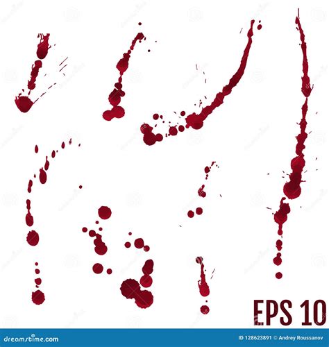 Blood Or Paint Splatters Stock Photography CartoonDealer 107149778