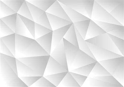 Abstract Modern White And Grey Chaotic Polygonal Background 6045135