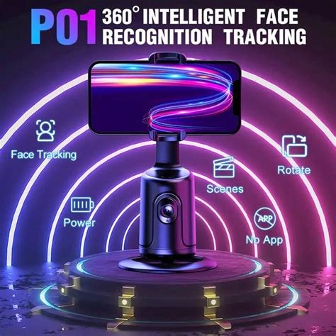 Auto Tracking Phone Holder Auto Face Tracking Tripod Portable All In