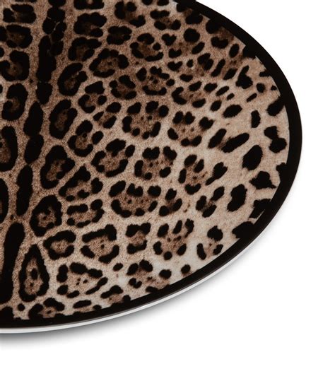 Dolce And Gabbana Casa Porcelain Leopard Charger Plate 31cm Harrods Us