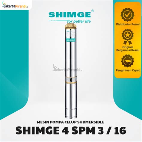 Jual Mesin Pompa Air Submersible Satelit Inch Shimge Spm Kota