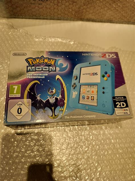 Nintendo Rare Original Nintendo 2ds Pokemon Moon Edition With Charger