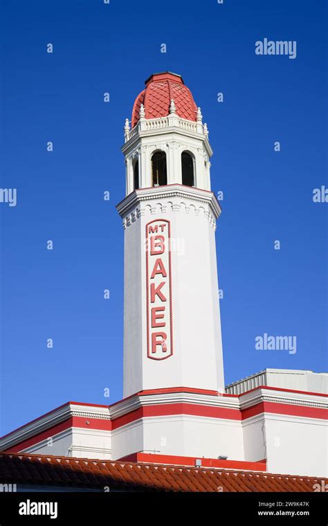 Bellingham Wa Usa December 16 2023 Iconic Tower With Text At