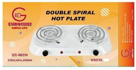 Eurochef Electric Table Top Double Spiral Hot Plate Cooker Price From Jumia In Kenya Yaoota